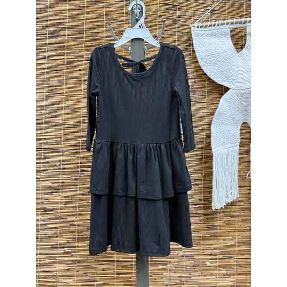 Epic Threads Toddler & Little Girls Ribbed-Knit Tiered Ruffle Dress size 5t - Picture 2 of 3